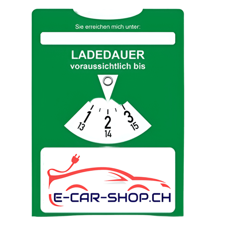 Parkscheibe für Elektroauto | e - car - shop.ch
