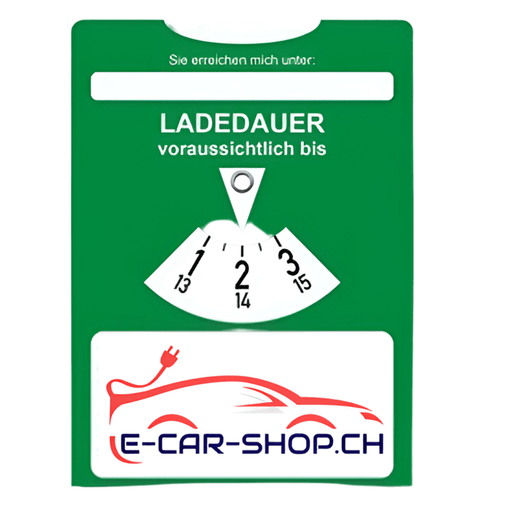 Parkscheibe für Elektroauto | e - car - shop.ch
