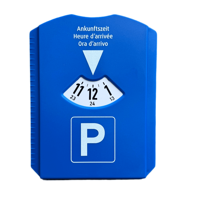 Parkscheibe mit Eiskratzer und Gummilippe | e - car - shop.ch
