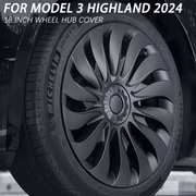 Radkappen 18 Zoll matt schwarz (4 - teilig) Tesla Model 3 Highland | e - car - shop.ch
