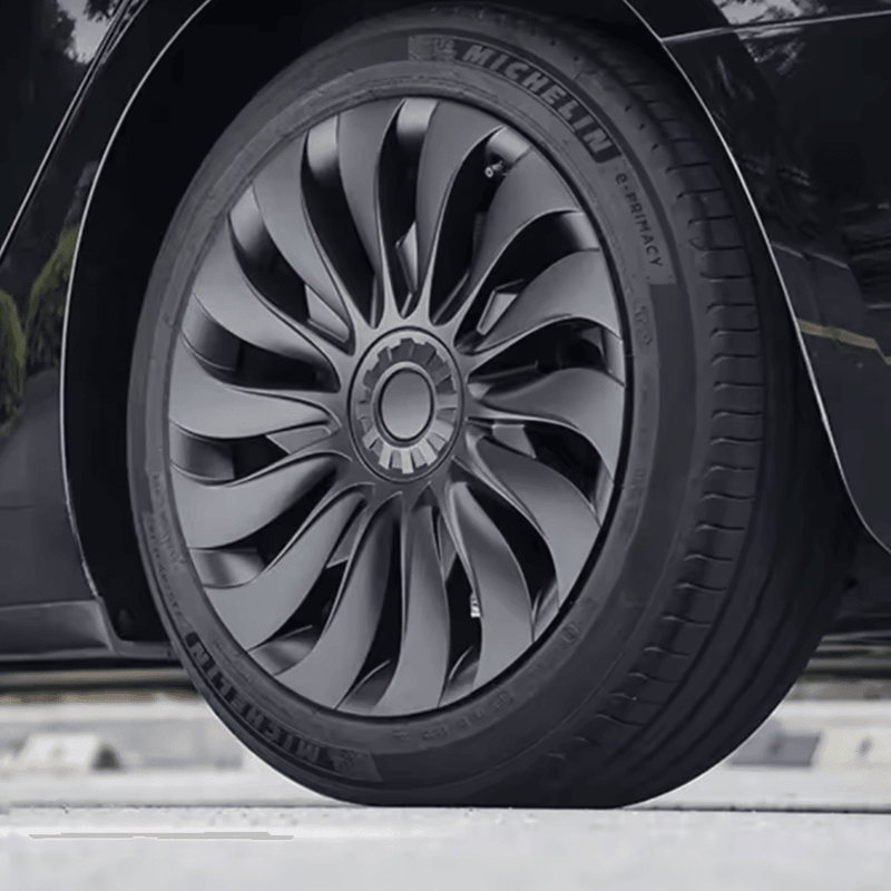 Radkappen 18 Zoll matt schwarz (4 - teilig) Tesla Model 3 Highland | e - car - shop.ch