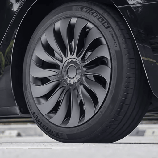 Radkappen 18 Zoll matt schwarz (4 - teilig) Tesla Model 3 Highland | e - car - shop.ch
