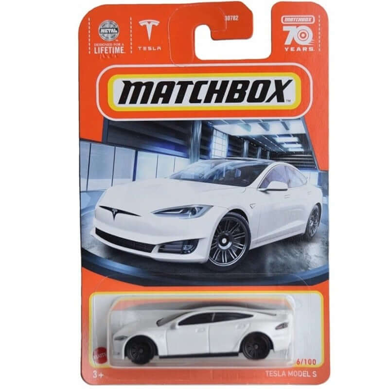 Tesla Model S MATCHBOX 1/64 "Limited Edition"10D,Tesla Fanartikel,Tesla Model S,tesla-modellautoe-car-shop.ch