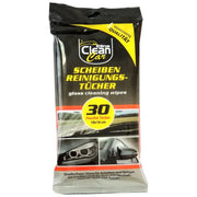 Scheibenreinigungstücher feucht 30Stk. Packung für streifenfreie Fensterreinigung von Elina Clean.