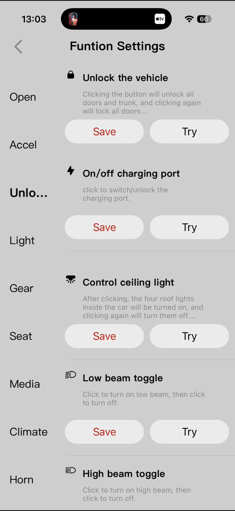 Smart Control Buttons Tesla Model 3/Y · ab 2021/bis 2024 | e - car - shop.ch