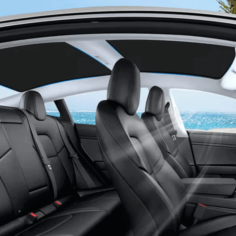 Sonnenschutz "CRYSTAL" Tesla Model 3 bis 2020 | e - car - shop.ch