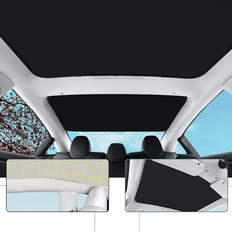 Sonnenschutz "CRYSTAL" Tesla Model 3 bis 2020 | e - car - shop.ch