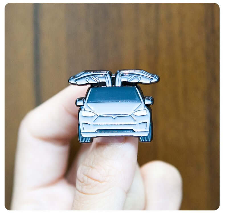 Tesla Model Broschen/Pins | e - car - shop.ch