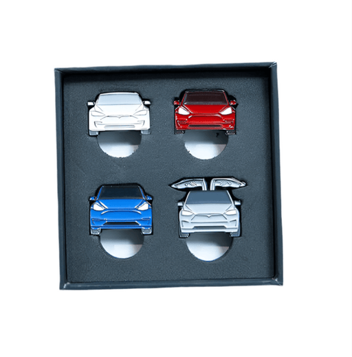 Tesla Model Broschen/Pins | e - car - shop.ch