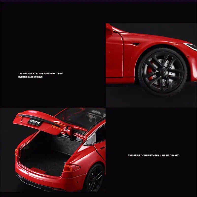 Tesla Model S Facelift Modellauto 1/24 | e - car - shop.ch