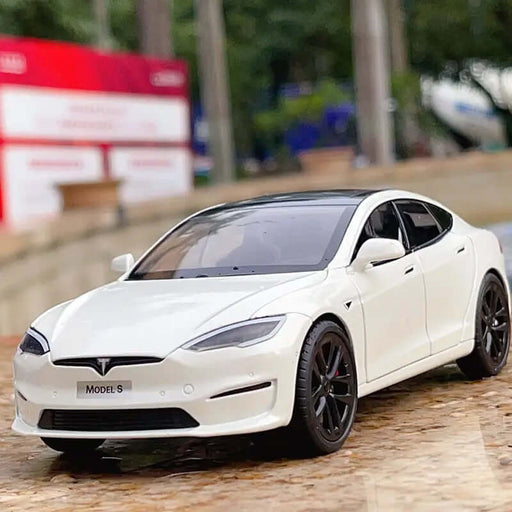 Tesla Model S Facelift Modellauto 1/24 | e - car - shop.ch