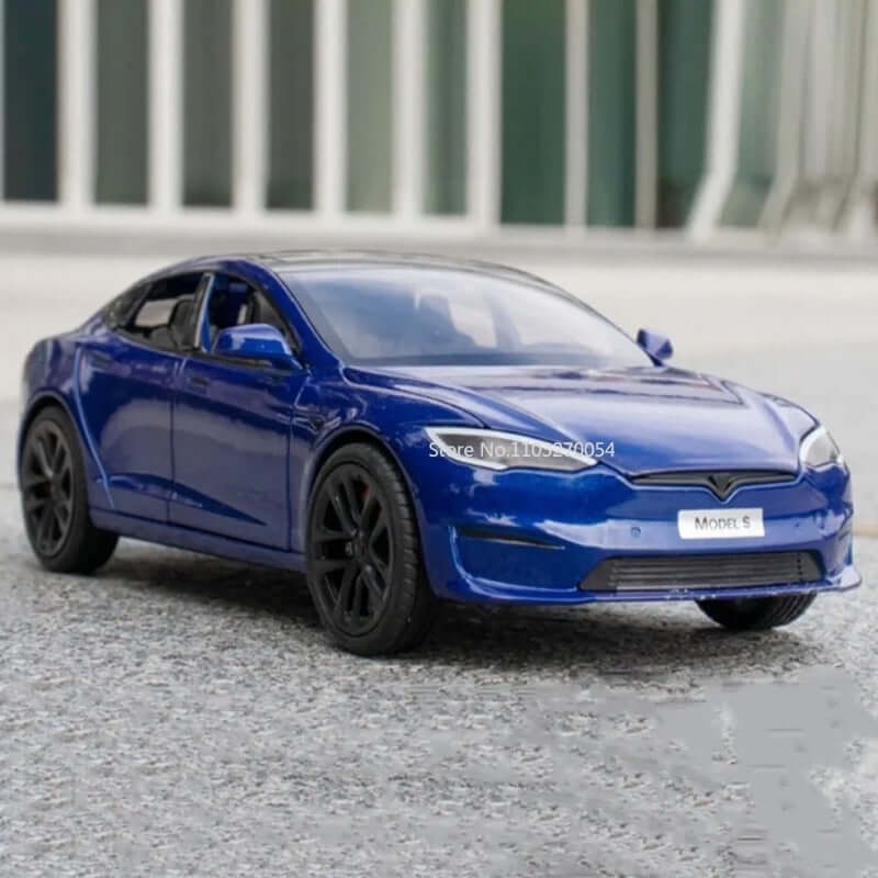 Tesla Model S Facelift Modellauto 1/24 | e - car - shop.ch