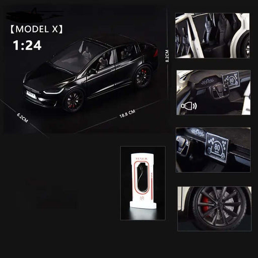 Tesla Model X Facelift Modellauto 1/24 | e - car - shop.ch