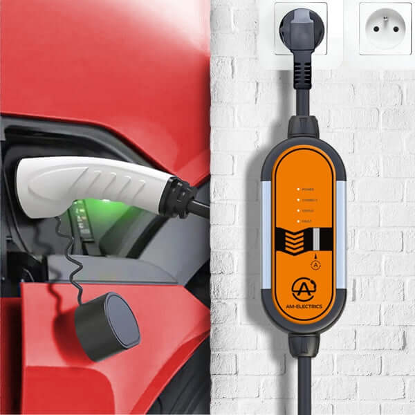 Tragbares Elektroauto Ladegerät Ladestation Typ2 (EU Schuko) | e - car - shop.ch