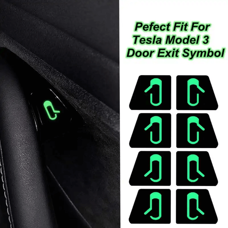 Türausstiegs - Aufkleber Tesla Model 3 | e - car - shop.ch