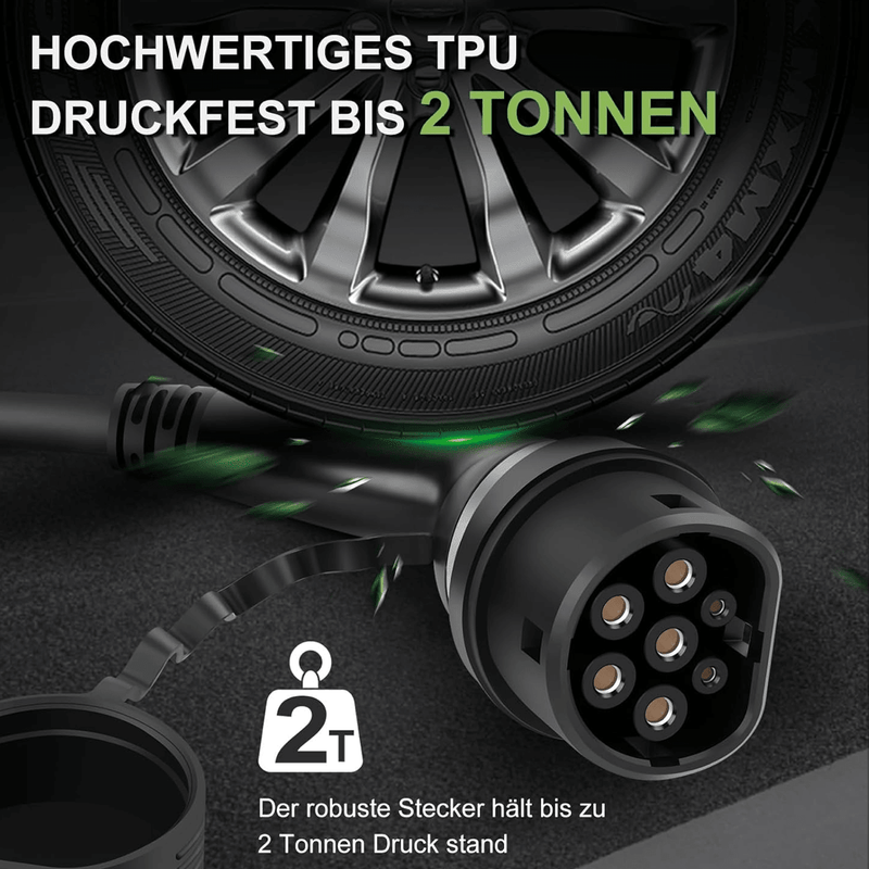 Typ 2 Ladekabel für Elektrofahrzeuge, 22 KW 5M | e - car - shop.ch