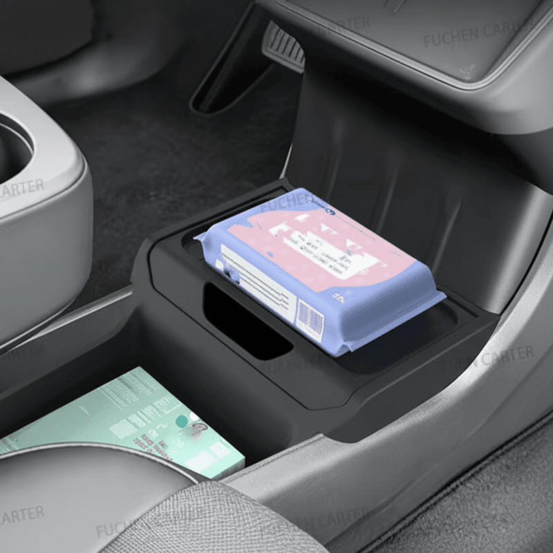 Untere Mittelkonsole Aufbewahrungsbox für Tesla Model Y Standard 2025 | e - car - shop.ch