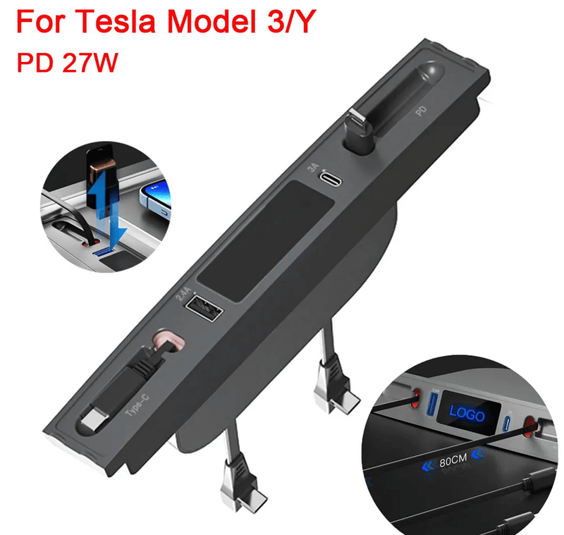 USB Docking - Station Tesla Model 3/Y · Facelift 2021/bis 2024 | e - car - shop.ch