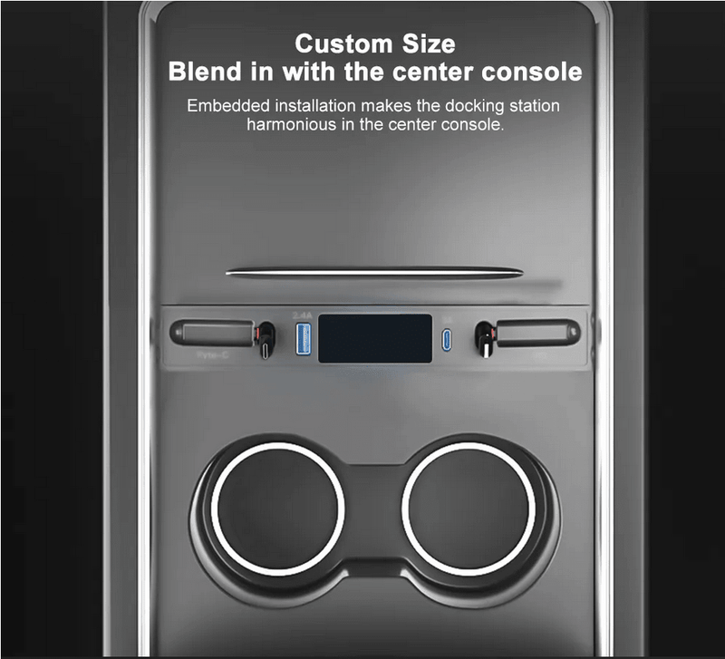 USB Docking - Station Tesla Model 3/Y · Facelift 2021/bis 2024 | e - car - shop.ch