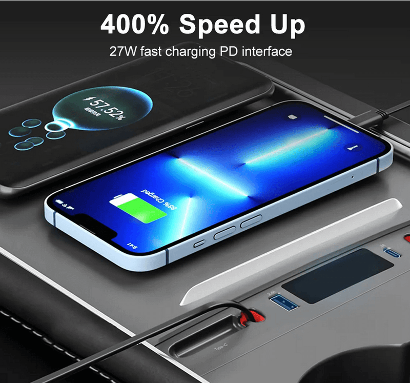 USB Docking - Station Tesla Model 3/Y · Facelift 2021/bis 2024 | e - car - shop.ch