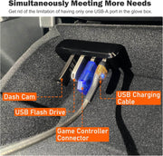 USB Handschuhfach Dockingstation Tesla Model 3/Y · ab 2024/2025 | e - car - shop.ch