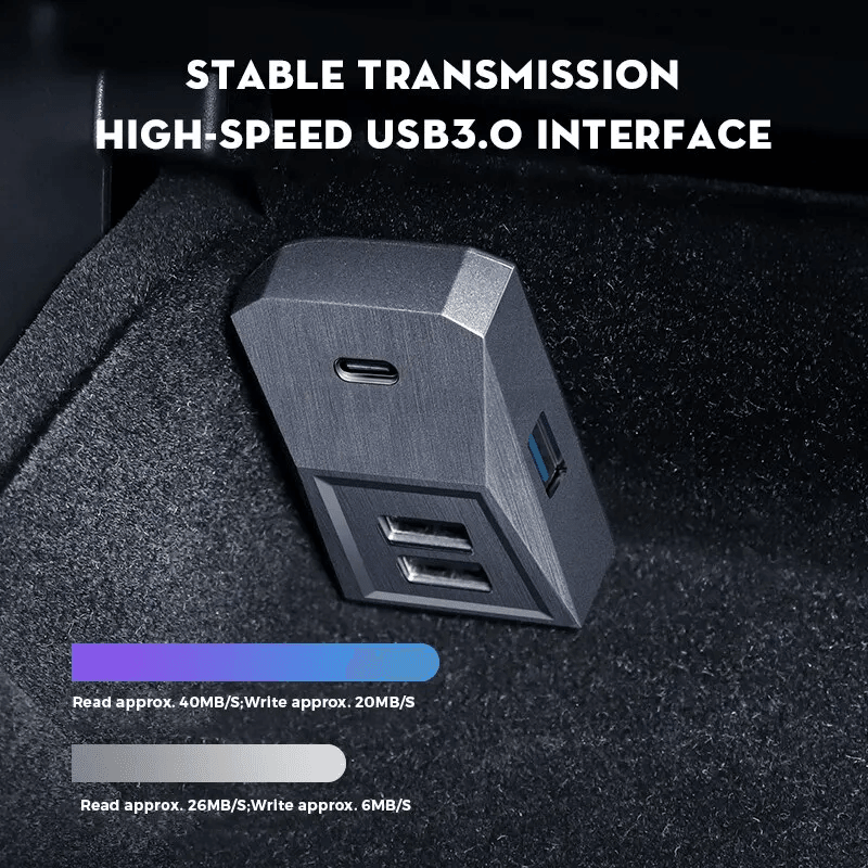 USB Handschuhfach Dockingstation Tesla Model 3/Y · Facelift 2021/bis 2024 | e - car - shop.ch