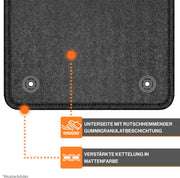 Velours-Fussmatten Tesla Model Y ab 2025 | e-car-shop.ch