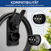 Wandhalterung für Ladekabel Typ 2 mit Zahlenschloss | e-car-shop.ch