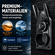 Wandhalterung für Ladekabel Typ 2 mit Zahlenschloss | e-car-shop.ch