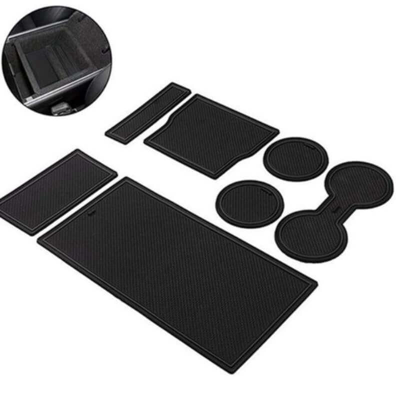 7 - teiliges Matten - Set Tesla Model 3 bis 2020 | e - car - shop.ch