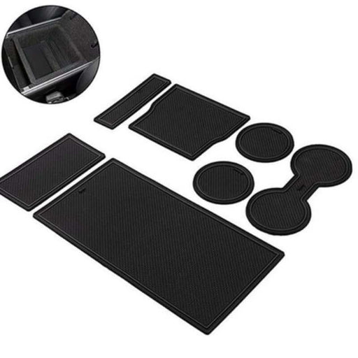 7 - teiliges Matten - Set Tesla Model 3 bis 2020 | e - car - shop.ch