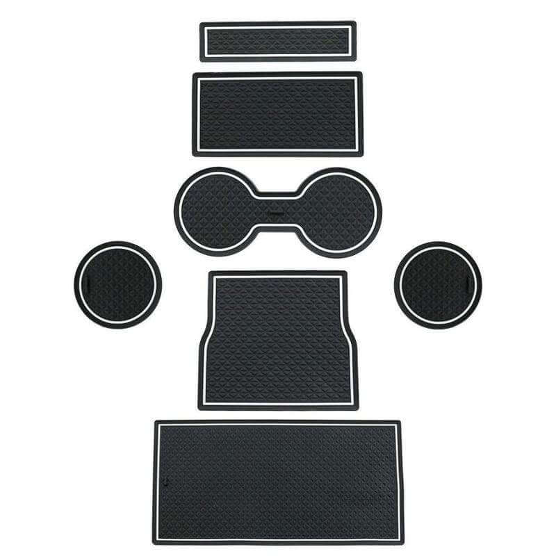 7 - teiliges Matten - Set Tesla Model 3 bis 2020 | e - car - shop.ch
