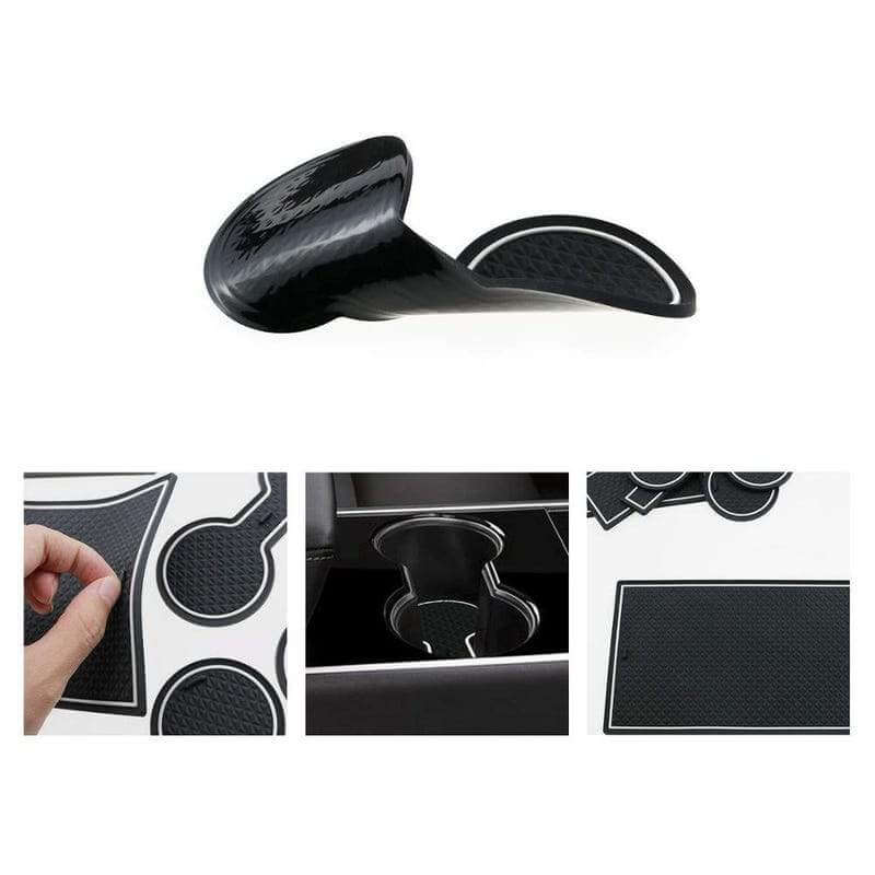 7 - teiliges Matten - Set Tesla Model 3 bis 2020 | e - car - shop.ch