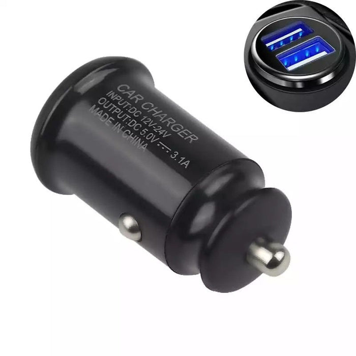 USB Dual Port Charger 12V, Farbe schwarz | e-car-shop.ch