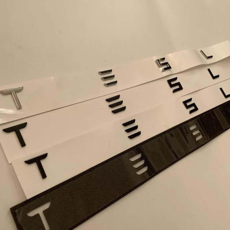 Autoschriftzug 3D SpaceX / Tesla | e - car - shop.ch