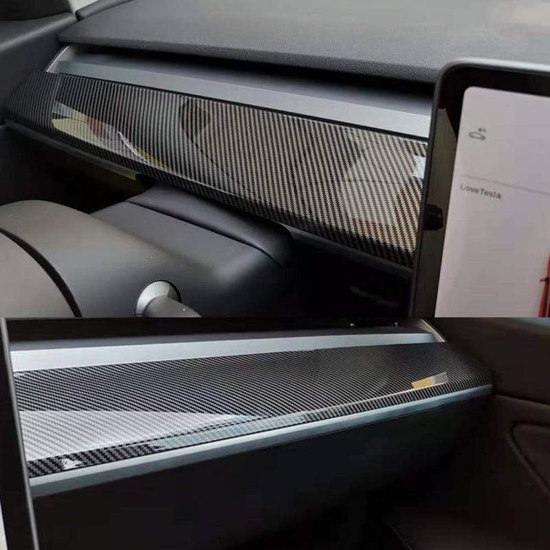 Dashboard Kunststoffabdeckung 2 - teilig Tesla Model 3/Y · bis 2023/2024 | e - car - shop.ch