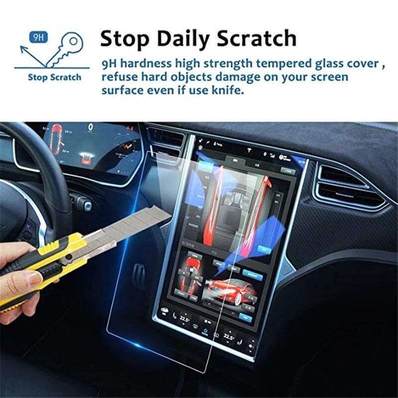 Displayschutzfolie Tesla Model S/X bis 2020 | e - car - shop.ch