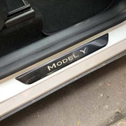 Einstiegsleisten vorne Tesla Model Y bis 2024 - Carbonoptik | e - car - shop.ch