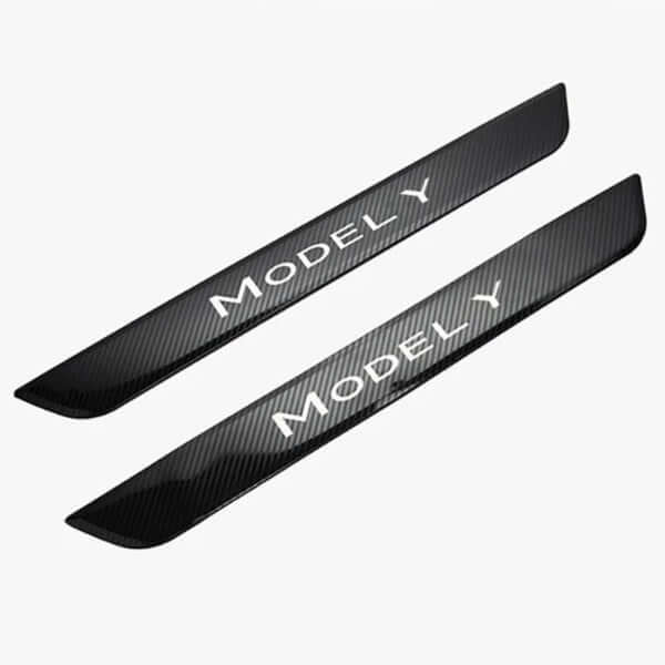 Einstiegsleisten vorne Tesla Model Y bis 2024 - Carbonoptik | e - car - shop.ch
