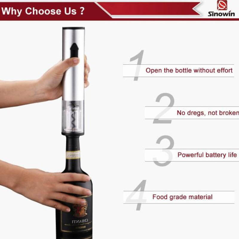 Elektronisches Weinöffner - Set | e - car - shop.ch