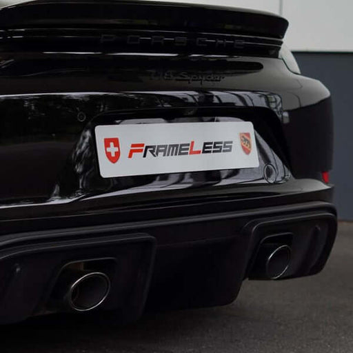 FRAMELESS Rahmenlose Nummernhalterung | e - car - shop.ch