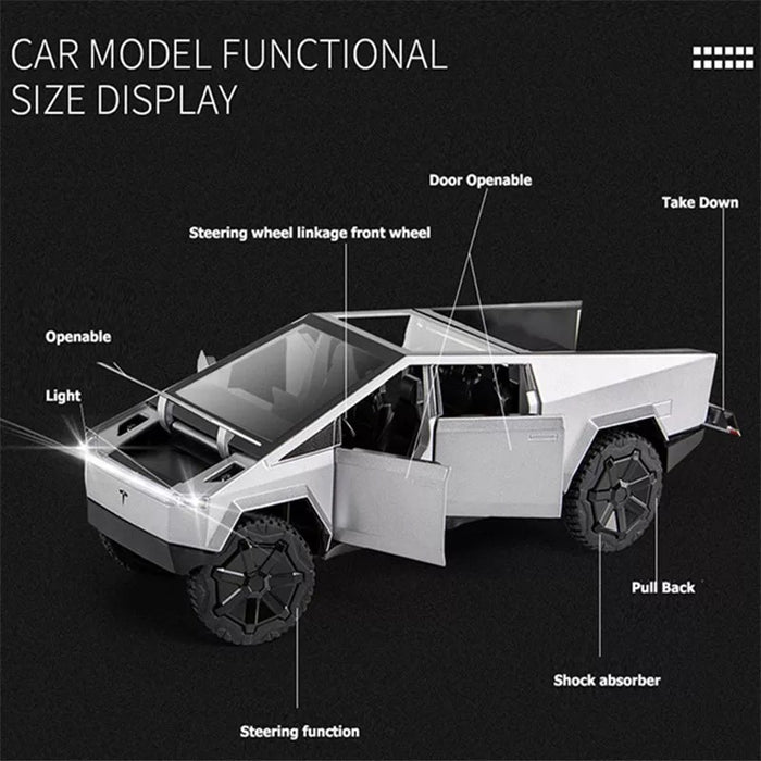 Tesla Cybertruck Modellauto 1/24 | e-car-shop.ch