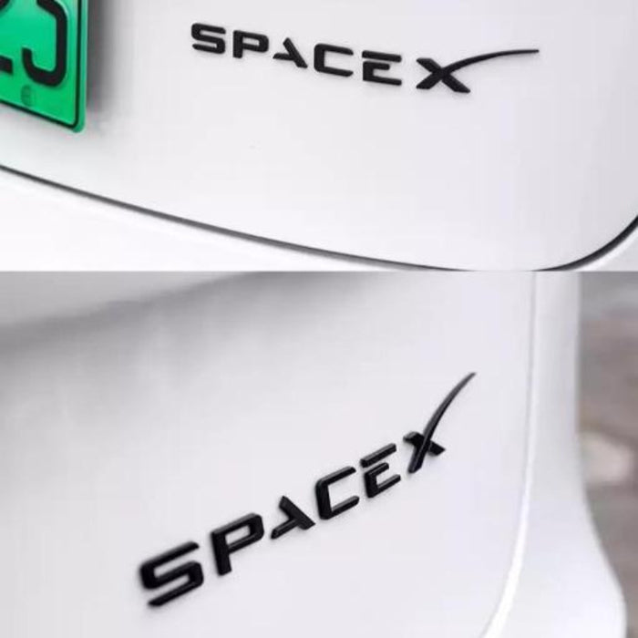 Autoschriftzug 3D SpaceX / Tesla | e-car-shop.ch