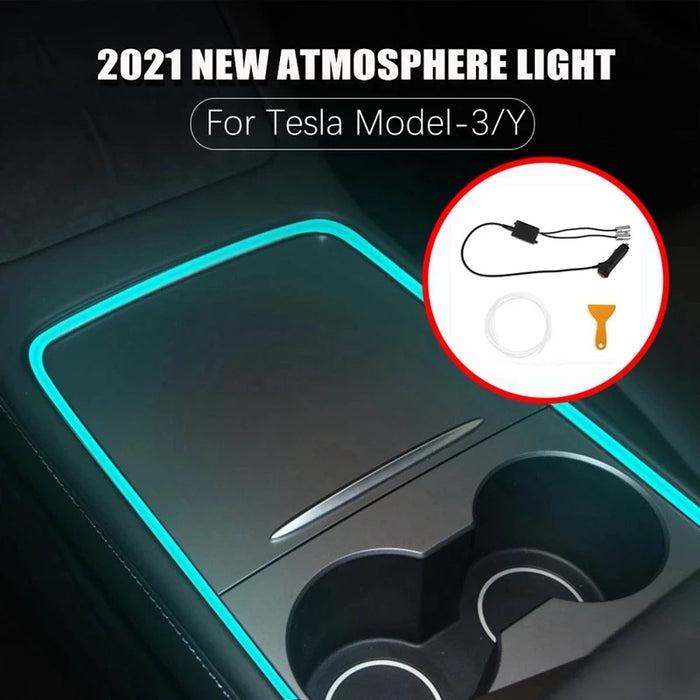Tesla Model 3 und Model Y: Bluetooth-LED-Streifen für Umgebungslicht i –  EVgear