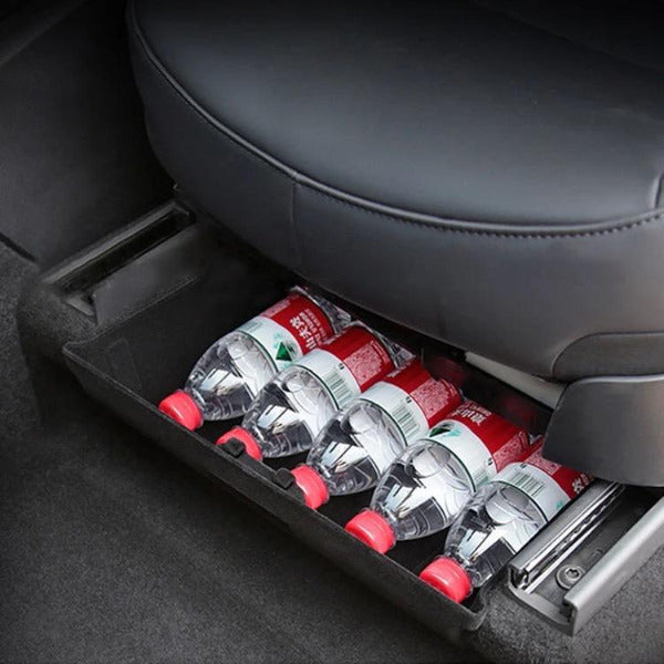 Storage drawer under seat Tesla Model Y —
