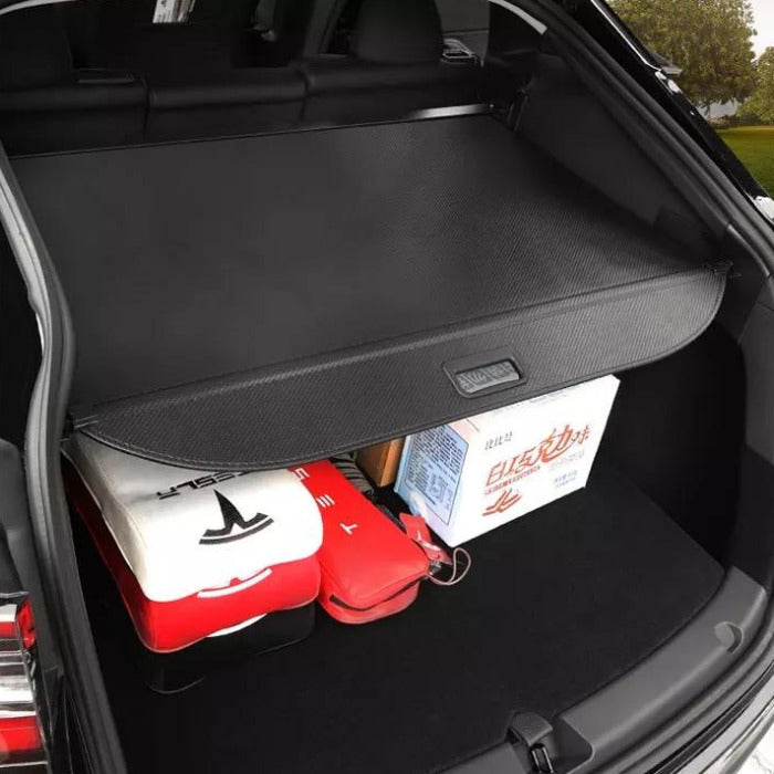 EVNI Auto Ausziehbar Kofferraumabdeckung Rollo für Tesla Model Y
