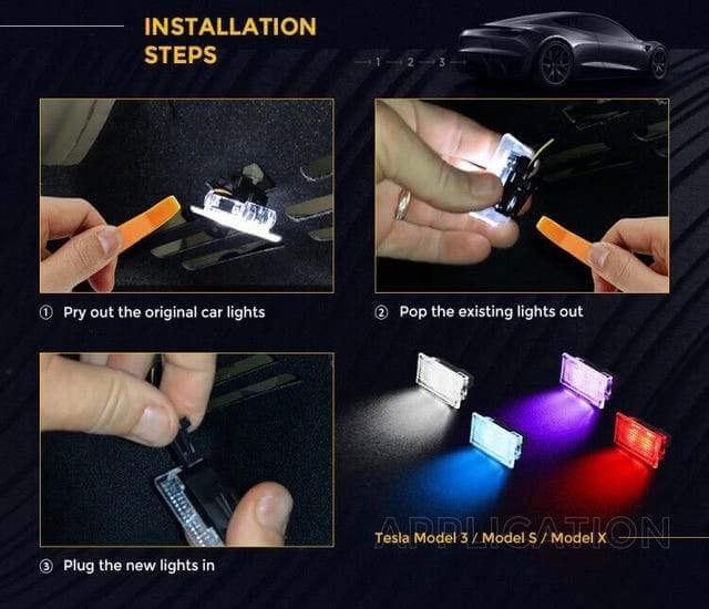 LED Lampensatz Tesla Model S/3/X/Y (2 - teilig) | e - car - shop.ch