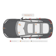 LED Tesla Türlogo - Projektoren S/3/X/Y (2 - teilig) | e - car - shop.ch