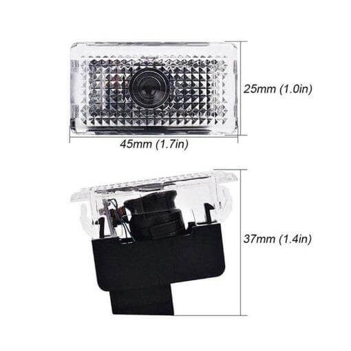 LED Tesla Türlogo - Projektoren S/3/X/Y (2 - teilig) | e - car - shop.ch