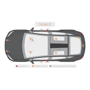 LED Tesla Türlogo - Projektoren S/3/X/Y (2 - teilig) | e - car - shop.ch